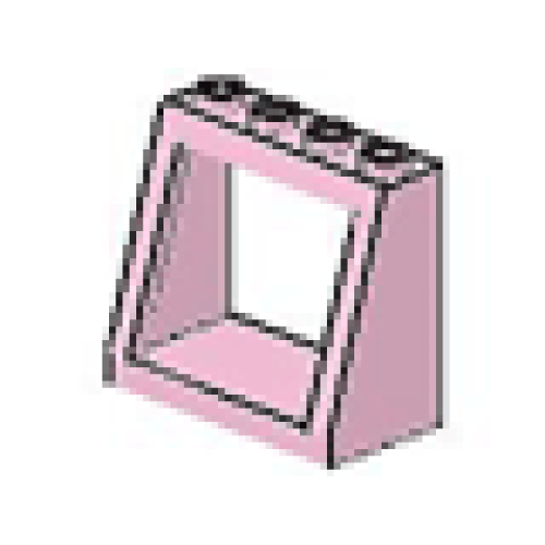 Деталь LEGO 2352 Windscreen 2 x 4 x 3 Frame (Undetermined Type) - Pink