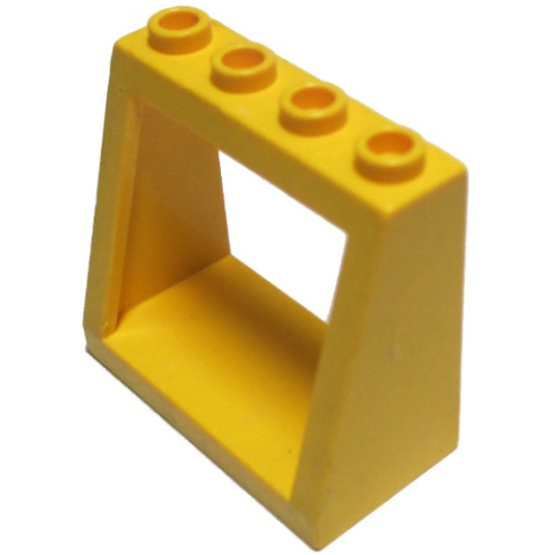 Деталь LEGO 2352b Windscreen 2 x 4 x 3 Frame - Hollow Studs - Yellow
