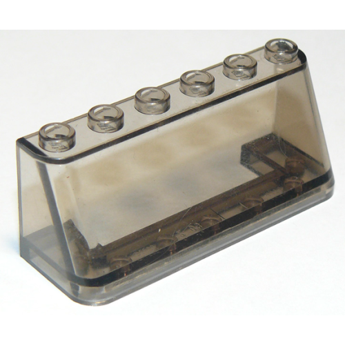 Деталь LEGO 4176 Windscreen 2 x 6 x 2 - Trans-Brown