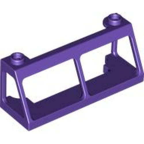Деталь LEGO 13760 Windscreen 2 x 6 x 2 Train - Dark Purple