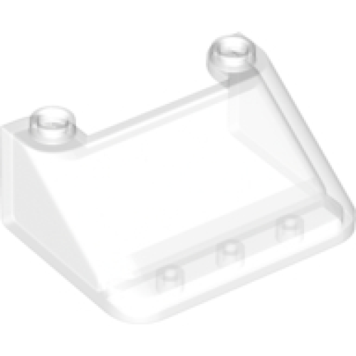 Деталь LEGO 57783 Windscreen 3 x 4 x 1 1/3 Large Glass Surface - Trans-Clear