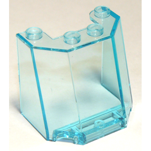 Деталь LEGO 84954 Windscreen 3 x 4 x 3 - Trans-Light Blue