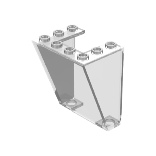 Деталь LEGO 4872 Windscreen 3 x 4 x 4 Inverted - Trans-Clear