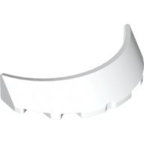 Деталь LEGO 62360 Windscreen 3 x 6 x 1 Curved - White