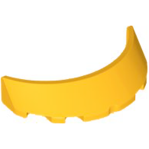 Деталь LEGO 62360 Windscreen 3 x 6 x 1 Curved - Bright Light Orange