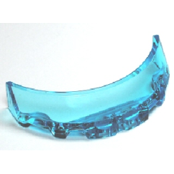 Windscreen 3 x 6 x 1 Curved - Trans-Light Blue