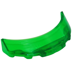 Windscreen 3 x 6 x 1 Curved - Trans-Green