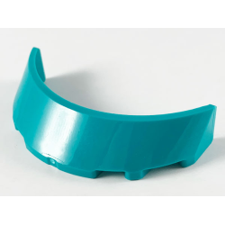 Windscreen 3 x 6 x 1 Curved - Dark Turquoise