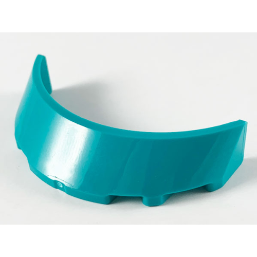 Деталь LEGO 62360 Windscreen 3 x 6 x 1 Curved - Dark Turquoise