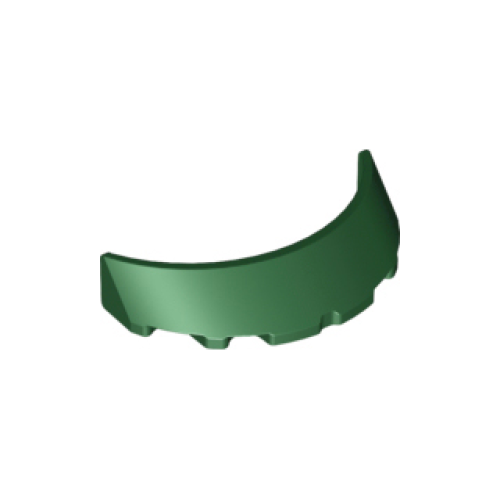 Деталь LEGO 62360 Windscreen 3 x 6 x 1 Curved - Dark Green
