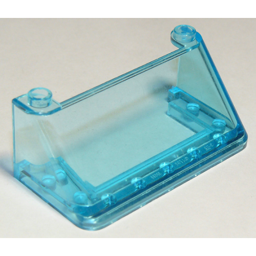 Деталь LEGO 92583 Windscreen 3 x 6 x 2 - Trans-Light Blue