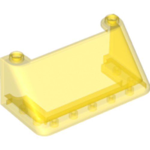 Деталь LEGO 92583 Windscreen 3 x 6 x 2 - Trans-Yellow