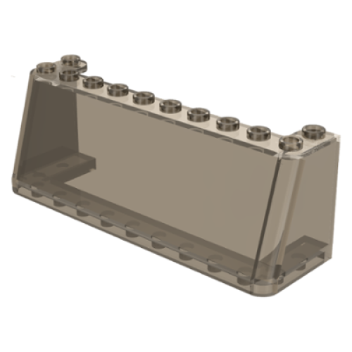 Деталь LEGO 2694 Windscreen 3 x 10 x 3 - Trans-Brown