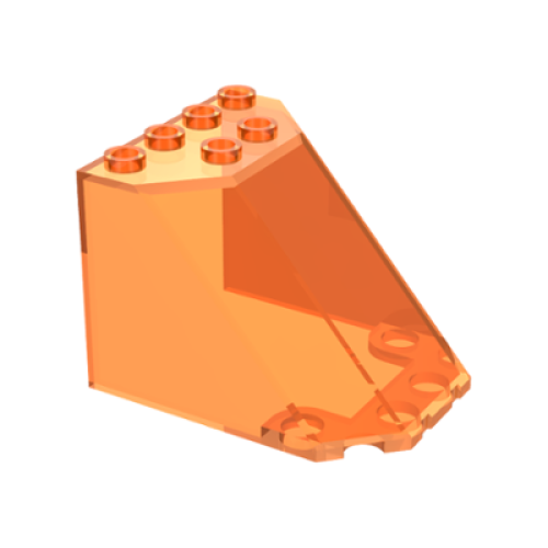 Деталь LEGO 30251 Windscreen 5 x 4 x 3 - Trans-Orange