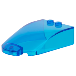 Windscreen 6 x 4 x 1 1/3 Canopy Straight Sides - Trans-Dark Blue Windscreen 6 x 4 x 1 1/3 Canopy Straight Sides - Trans-Dark Blue