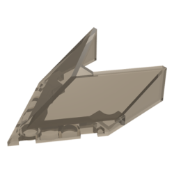 Windscreen 6 x 4 x 1 1/3 Pointed - Trans-Brown Windscreen 6 x 4 x 1 1/3 Pointed - Trans-Brown