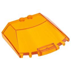 Windscreen 6 x 6 x 1 1/3 Straight Sides - Trans-Orange Windscreen 6 x 6 x 1 1/3 Straight Sides - Trans-Orange