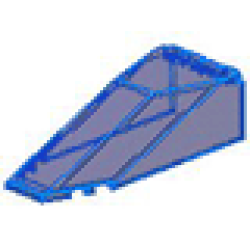 Windscreen 10 x 4 x 2 1/3 Canopy - Trans-Dark Blue