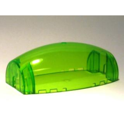 Windscreen 10 x 6 x 3 Bubble Canopy Double Tapered - Trans-Bright Green
