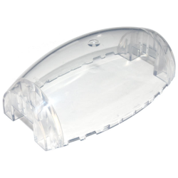 Windscreen 10 x 6 x 3 Bubble Canopy Double Tapered with Square Front Cutout - Trans-Clear