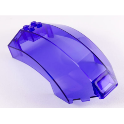 Windscreen 10 x 6 x 4 Curved - Trans-Purple
