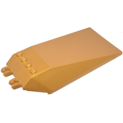 Windscreen 12 x 6 x 2 with Locking Dual 2 Fingers Hinge - Pearl Gold