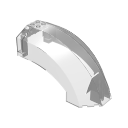 Windscreen 12 x 6 x 6 Curved - Trans-Clear
