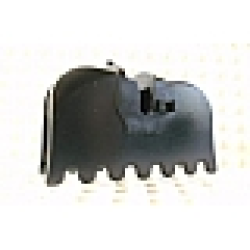 Horse Barding, Ruffled Edge - Black