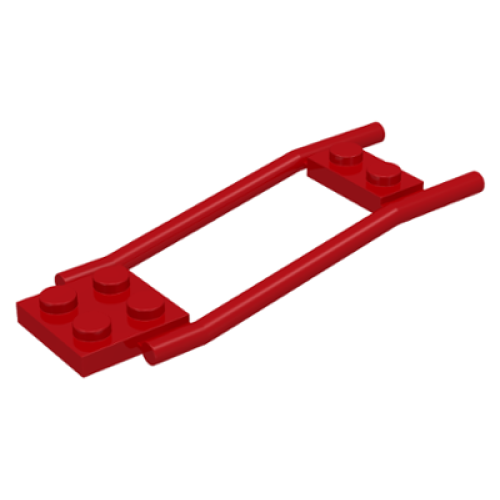 Деталь LEGO 2397 Horse Hitching / Harness Traces - Red