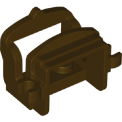Horse Saddle with Clips - Dark Brown