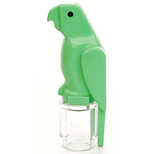 Деталь LEGO 2546 Bird, Parrot with Small Beak - Medium Green
