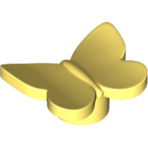 Деталь LEGO 80674 Butterfly with Stud Holder - Bright Light Yellow