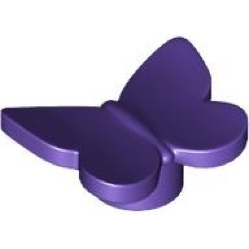 Деталь LEGO 80674 Butterfly with Stud Holder - Dark Purple