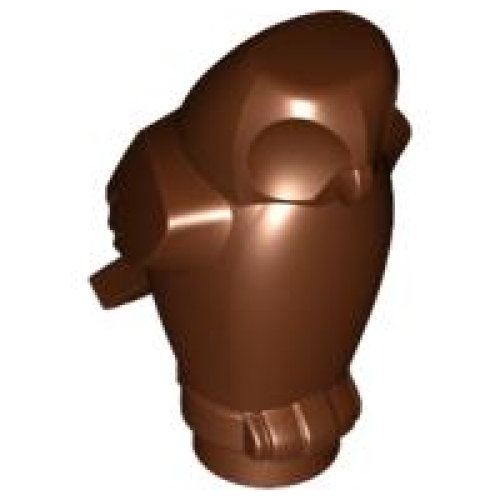Деталь LEGO 92084 Owl, Angular Features - Reddish Brown