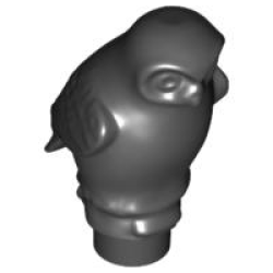 Owl, Rounded Features - Black Owl, Rounded Features - Black