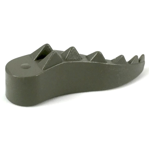 Деталь LEGO 6028 Alligator / Crocodile / Dragon / Dinosaur Tail - Dark Gray