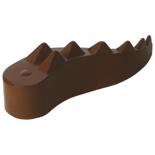 Деталь LEGO 6028 Alligator / Crocodile / Dragon / Dinosaur Tail - Brown