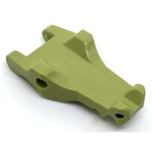 Деталь LEGO 6027 Alligator / Crocodile / Dragon Jaw Upper / Dinosaur Tongue - Olive Green