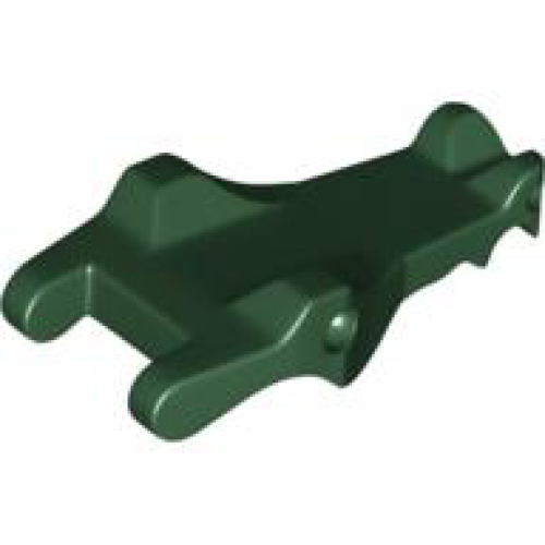Деталь LEGO 6027 Alligator / Crocodile / Dragon Jaw Upper / Dinosaur Tongue - Dark Green