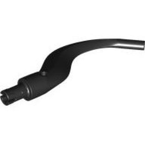 Деталь LEGO 24204 Appendage Bladed with Pin (Tail, Plant Limb) - Black