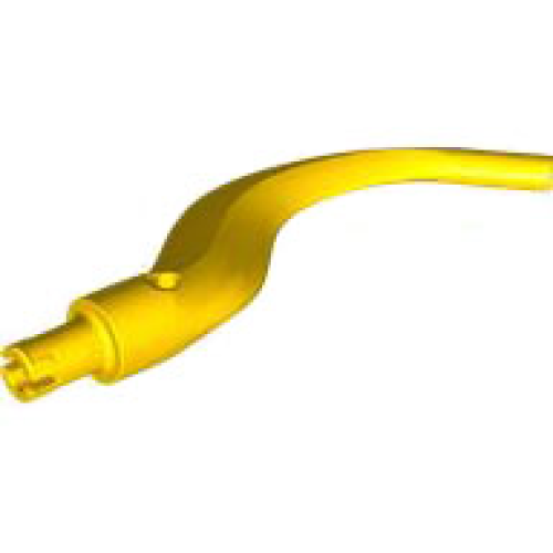 Деталь LEGO 24204 Appendage Bladed with Pin (Tail, Plant Limb) - Yellow