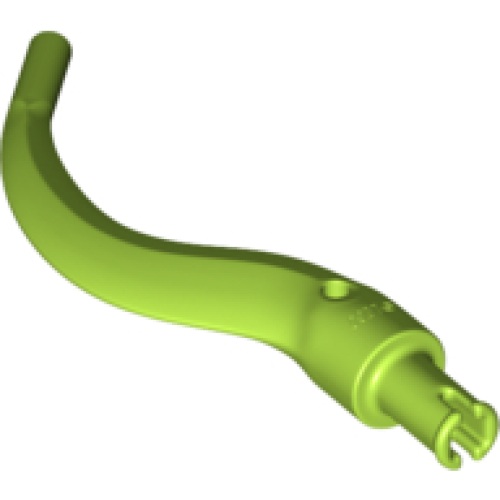 Деталь LEGO 24204 Appendage Bladed with Pin (Tail, Plant Limb) - Lime