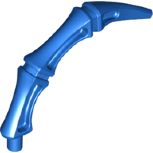 Деталь LEGO 15064 Appendage Bony Small with Bar End (Leg / Rib / Tail) - Blue