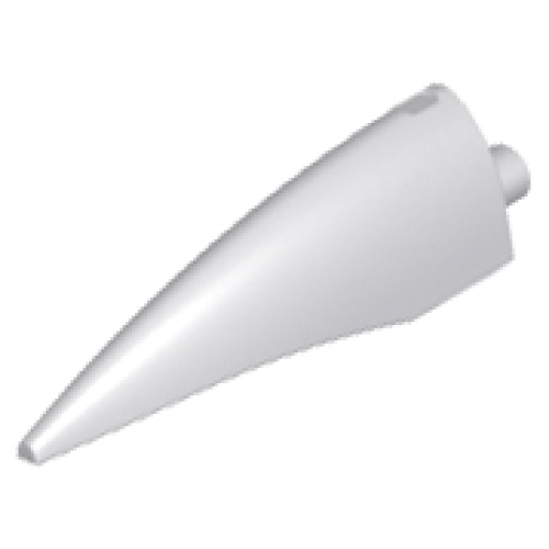 Деталь LEGO 11089 Barb / Claw / Horn / Tooth - Large - Light Bluish Gray