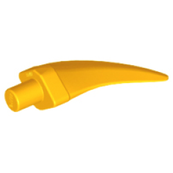 Barb / Claw / Horn / Tooth - Medium - Bright Light Orange