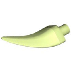 Barb / Claw / Horn / Tooth - Medium - Yellowish Green