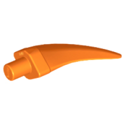 Barb / Claw / Horn / Tooth - Medium - Orange