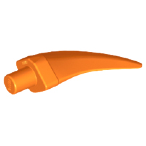 Деталь LEGO 87747 Barb / Claw / Horn / Tooth - Medium - Orange