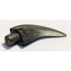 Barb / Claw / Horn / Tooth - Medium - Flat Silver