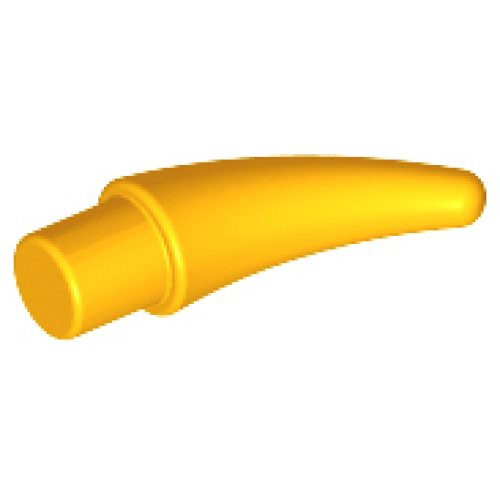 Деталь LEGO 53451 Barb / Claw / Horn / Tooth - Small - Bright Light Orange